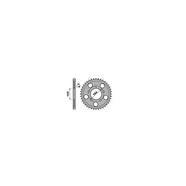Couronne PBR acier standard 4557 - 525