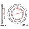 Couronne acier 42 dents JT Sprockets type 302 chaîne 530 CBR900RR 1992-95