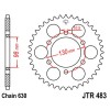 Couronne acier 35 dents JT Sprockets type 483 chaîne 630 Z900Z1 1973-75