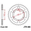 Couronne acier 47 dents JT Sprockets type 486 chaîne 520 ZZR250 H1-H3 1990-03