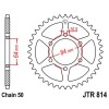 Couronne acier 50 dents JT Sprockets type 814 chaîne 530 GS550B 1977-79