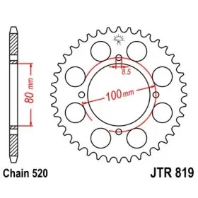 Couronne JT SPROCKETS acier standard 819 - 520