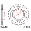 Couronne acier 37 dents JT Sprockets type 846 chaîne 520 SRX600 1986-94