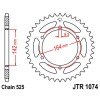 Couronne acier 44 dents JT Sprockets type 1074 chaîne 525 HYOSUNG GT650 '04-10