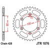 Couronne acier 52 dents JT Sprockets type 1076 chaîne 420 