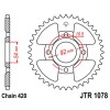 Couronne acier 47 dents JT Sprockets type 1078 chaîne 420 TZR50