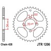 Couronne acier 42 dents JT Sprockets type 1206 chaîne 428 CBR125R 2004-05