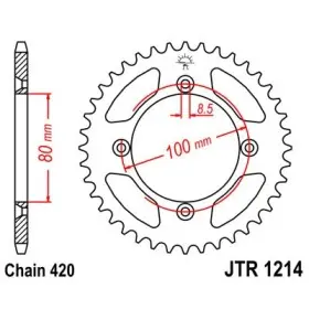 Couronne JT SPROCKETS acier standard 1214 - 420