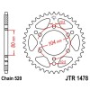 Couronne acier 40 dents JT Sprockets type 1478 chaîne 520 Polaris 