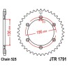 Couronne acier 41 dents JT Sprockets type 1791 chaîne 525 DR650SE 1996-01