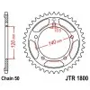 Couronne JT SPROCKETS acier standard 1800 - 530