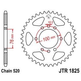 Couronne acier 37 dents JT Sprockets type 1825 chaîne 520 GN400 1981-82