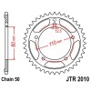 Couronne acier 48 dents JT Sprockets type 2010 chaîne 530 750 TRIDENT 1991-98 ET 900 TIGER 1991-98