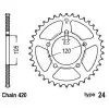 Couronne B1 acier standard - 420