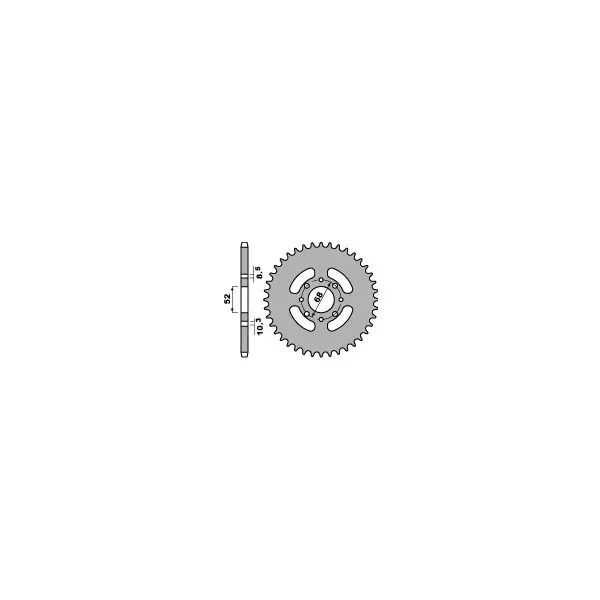 Couronne PBR acier standard T801 - 520