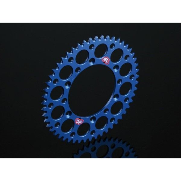 COURONNE RENTHAL ANTI-BOUE / ANODISE BLEU 50 DENTS