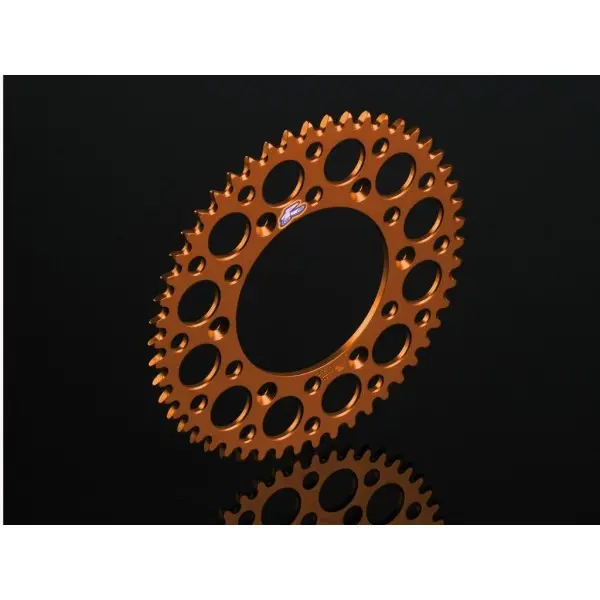 Couronne RENTHAL aluminium Ultra-Light anti-boue 224U - 520