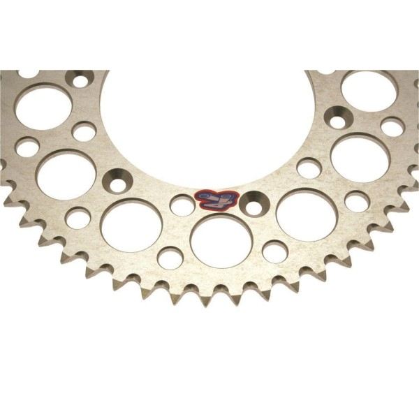 COURONNE RENTHAL 51 DENTS KTM ANTI-BOUE / ANODISE ARGENT