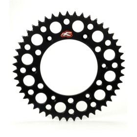 Couronne anti-boue anodisé vert Renthal 51 dents type 112U pas 520 alu Kawasaki KX/KX-F