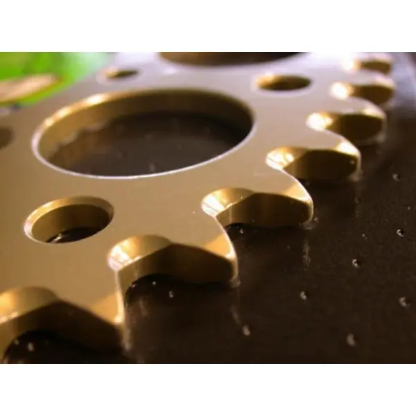 Couronne RENTHAL aluminium Ultra-Light anti-boue anodisé dur - 520