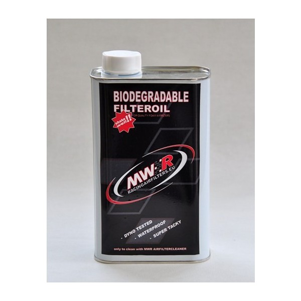 Nettoyant biodégradable 1 litre d'huile spéciale pour filtre MWR 