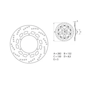 Disque de frein BREMBO Oro fixe - 68B407D0