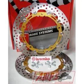 Paire de disques inox 320mm