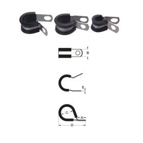 Serre-câble BIHR inox caoutchouc épais - Ø14 3mm - 10pcs