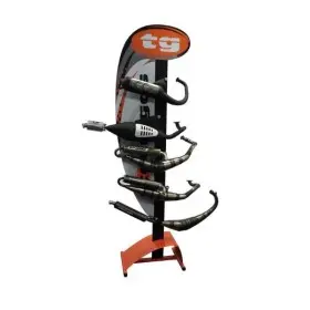 PRESENTOIR TECNIGAS POUR 5 POTS D'ECHAPPEMENTS