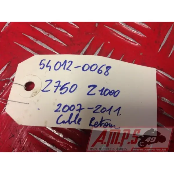 Cable de retour de gaz Z 750 / Z 1000 07 08 09 10 11- pièce moto occasion