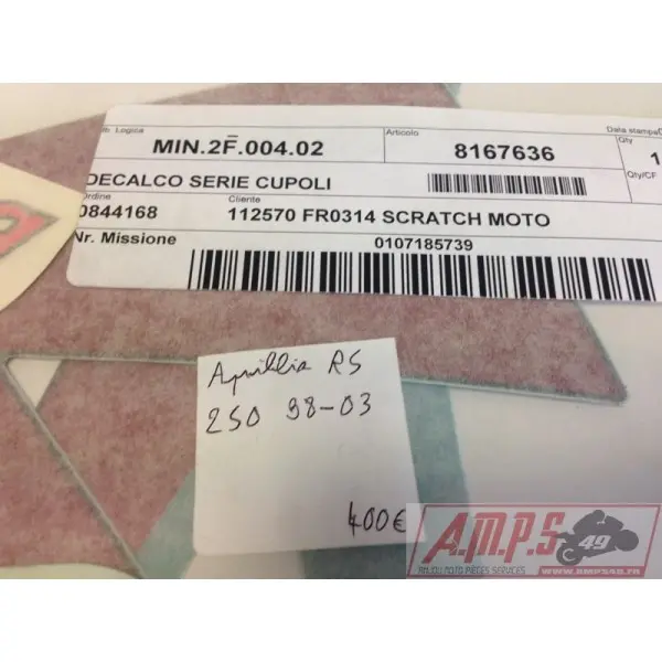 Kit deco 250 RS 98 99 00 01 02 03- pièce moto occasion