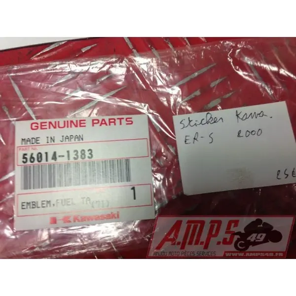Autocollant / Stickers ER5 2000- pièce moto occasion