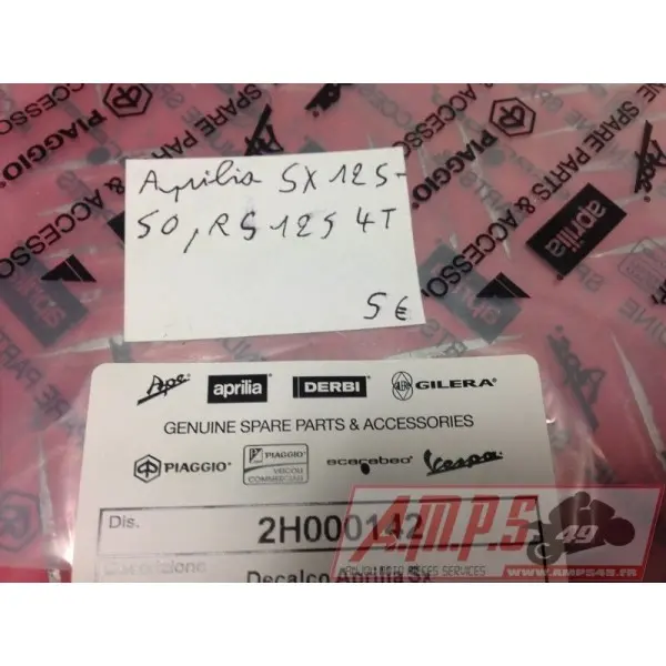 Autocollant / Stickers 125 RS- pièce moto occasion