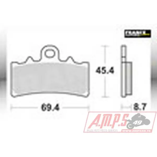 lmp477SRR - lmp477STR - Plaquettes de freins AP RACING