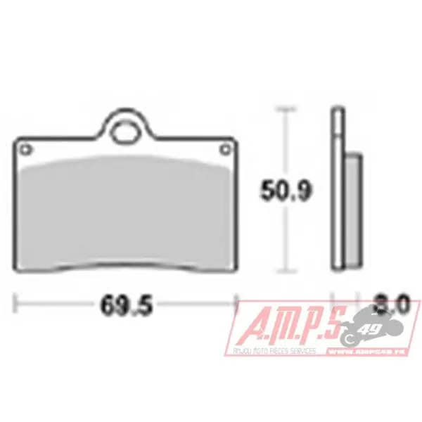 lmp166SRR - lmp166STR - Plaquettes de freins AP RACING