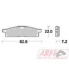 Plaquette de frein - LMP 189 ST