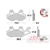 lmp238SRR - lmp238STR - Plaquettes de freins AP RACING