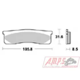 lmp260SRR - lmp260STR - Plaquettes de freins AP RACING