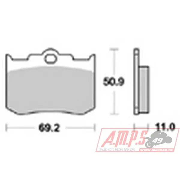 lmp262SRR - lmp262STR - Plaquettes de freins AP RACING