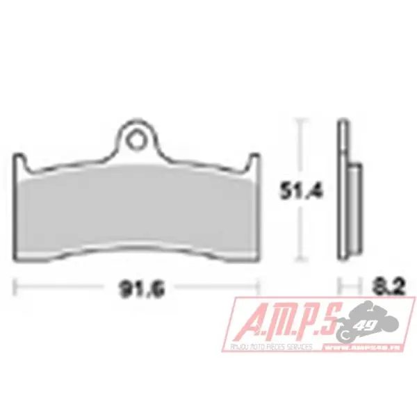 lmp276SRR - lmp276STR - Plaquettes de freins AP RACING