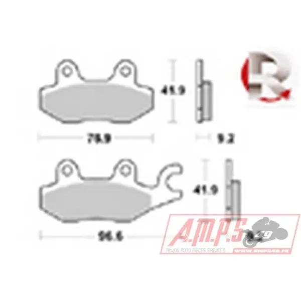 lmp288SRR - lmp288STR - Plaquettes de freins AP RACING