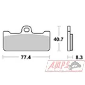 lmp295SRR - lmp295STR - Plaquettes de freins AP RACING