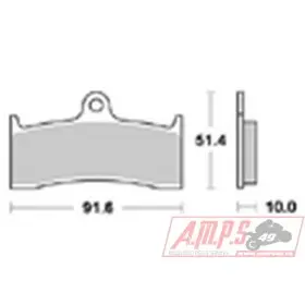 lmp329SRR - lmp329STR - Plaquettes de freins AP RACING