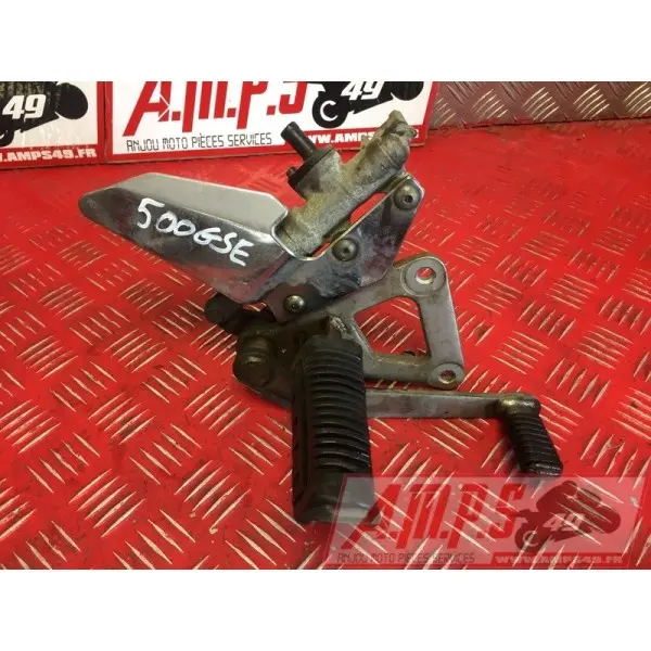 Platine repose pied droite avec levier et maitre cylindre de frein arrière 500 GSE- pièce moto occasion