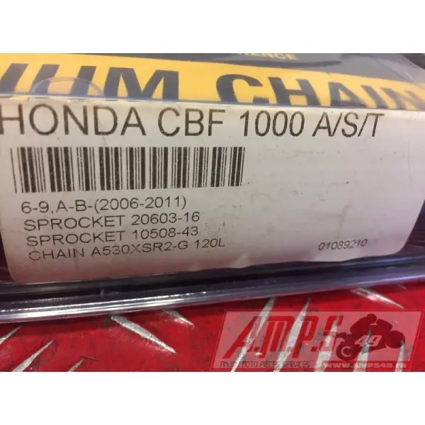 Kit chaine Afam 1000 CBF 2006 - 2011- pièce moto occasion