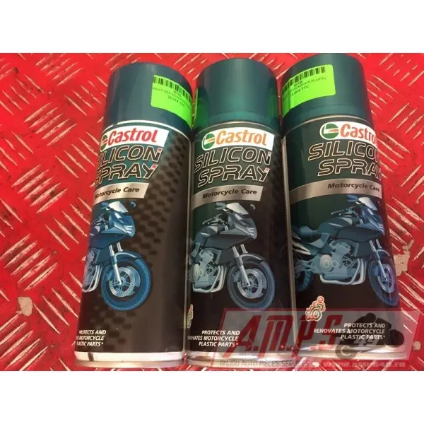 Spray silicone Castrol rénove plastique- pièce moto occasion