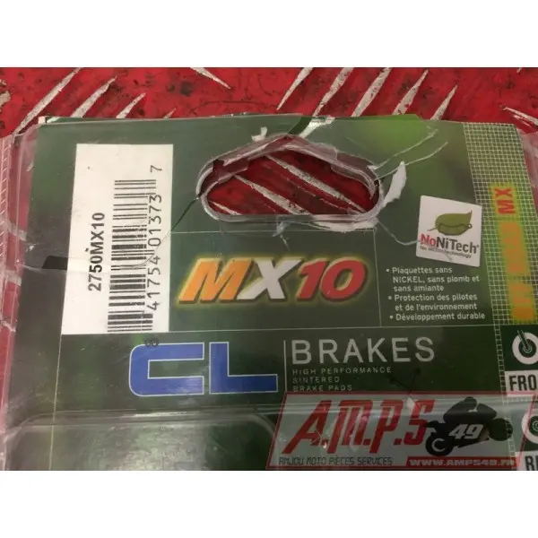 Plaquettes de frein CL BRAKES Usage: Cross 2750 MX10- pièce moto occasion