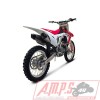 Ligne Cross 1x2 - Embout silenc. CARBONE CRF 450 R 2013