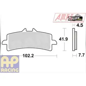 LMP441SRR - LMP441STR - Plaquettes de freins AP RACING - Usage Route / Piste