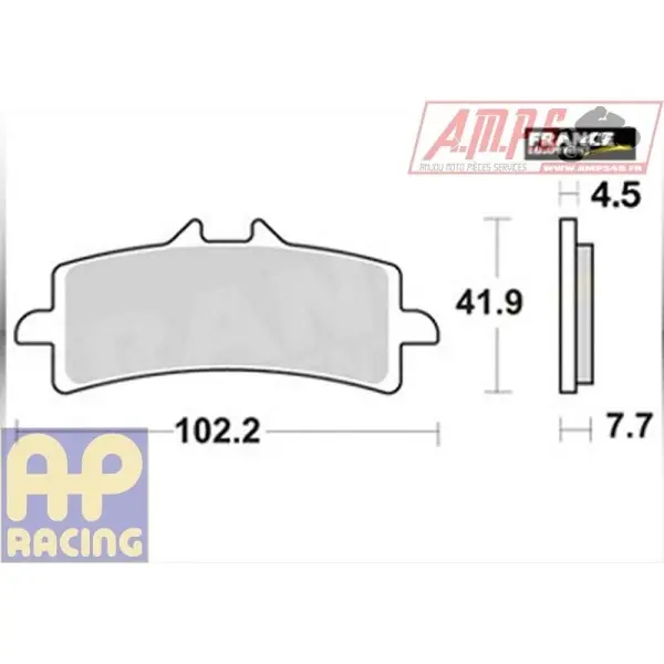 LMP441SRR - LMP441STR - Plaquettes de freins AP RACING - Usage Route / Piste